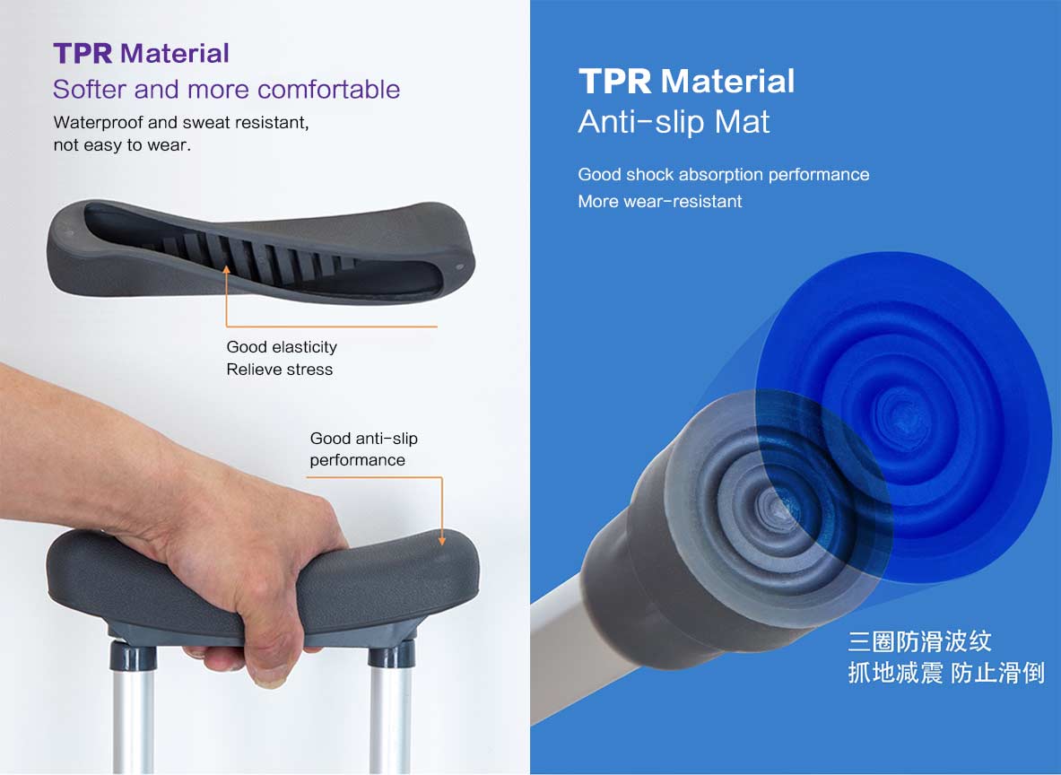 Axillary crutches 